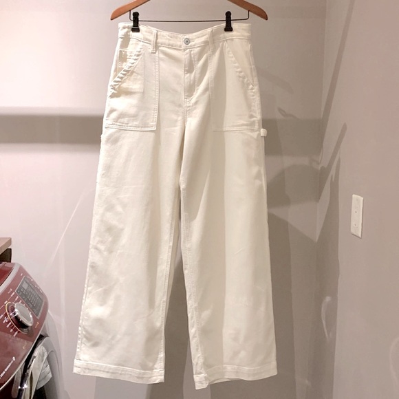 AE Dreamy Drape Woven Super High Waisted baggy wide Leg Pant - Picture 3 of 10